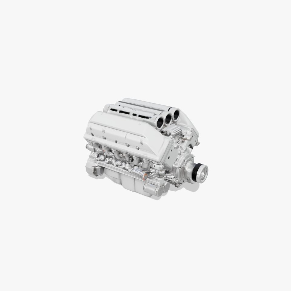 V8 Engine Rugged Design model pack